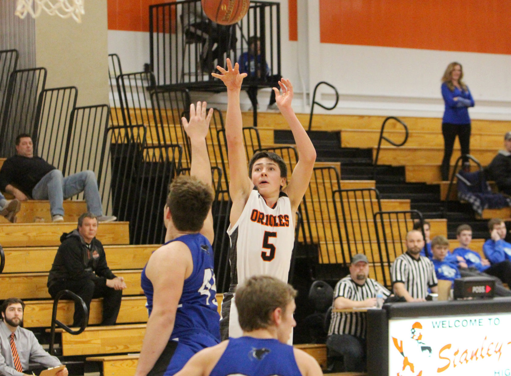 Saint Croix Central at Stanley-Boyd boys basketball 2-15-20